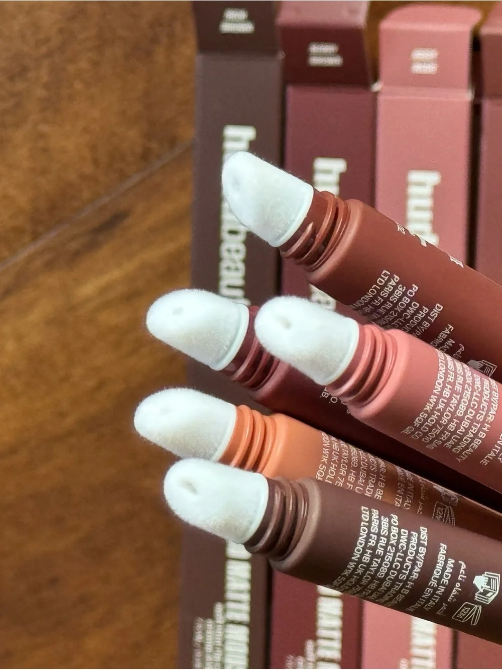 HUDA BEAUTY LIPPIES BUNDLE • all new uncapped for photos only